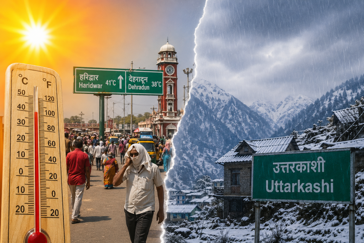 मौसम: मैदानी इलाकों में भीषण गर्मी, पहाड़ों में राहत, बदले मिजाज ने बढ़ाई चिंता