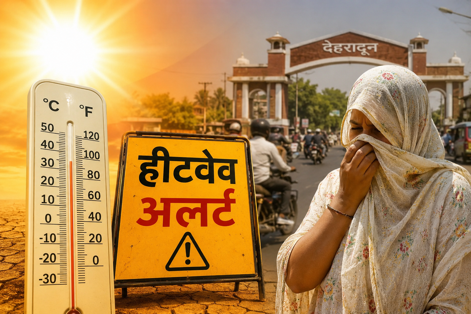 उत्तराखंड में भीषण गर्मी का प्रकोप, कई जिलों में हीटवेव अलर्ट जारी