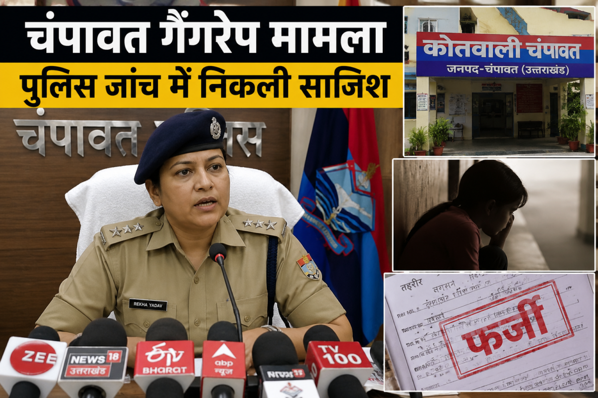 चंपावत गैंगरेप मामले में बड़ा खुलासा: पुलिस जांच में निकली साजिश, तीनों नामजद आरोपी निर्दोष