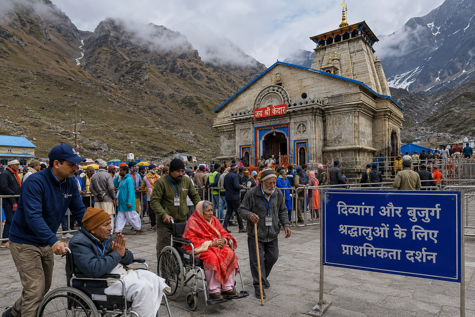 बद्रीनाथ-केदारनाथ मंदिर समिति का बड़ा फैसला, दिव्यांग और बुजुर्ग श्रद्धालुओं को मिलेगी दर्शन में प्राथमिकता