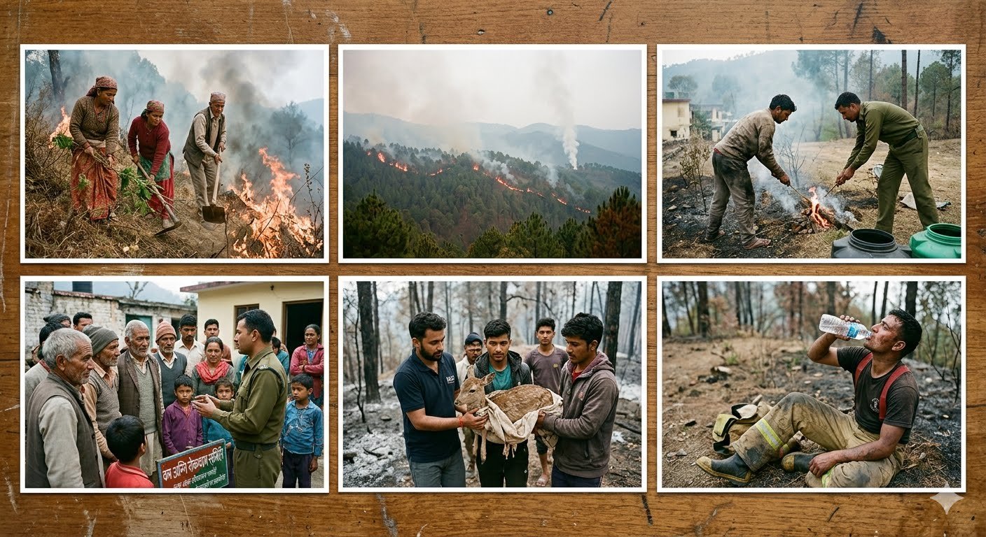 वनाग्नि (जंगलों की आग) को लेकर सरकार का सख्त प्लानबढ़ती घटनाएं: राज्य में इस फायर सीजन में अब तक 394 से अधिक आग लगने की घटनाएं सामने आ चुकी हैं, जिससे 331 हेक्टेयर से अधिक वन क्षेत्र प्रभावित हुआ है।इनाम की घोषणा: उत्तराखंड सरकार ने जंगलों की आग पर काबू पाने और इसे रोकने वाले लोगों व टीमों को इनाम और प्रोत्साहन राशि देने का नया प्लान तैयार किया है। सरकार चीड़ की पत्तियों (पाइन नीडल्स) को इकट्ठा करने के लिए भी प्रति किलो ₹1 इंसेंटिव दे रही है।