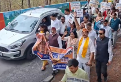 उत्तराखंड OPS आंदोलन: चितई गोल्ज्यू मंदिर में पेंशन न्याय यात्रा