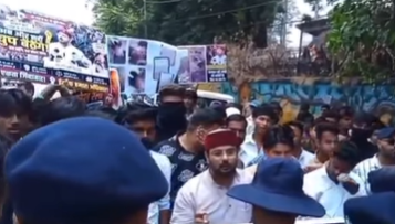 देहरादून में करणी सेना का सचिवालय घेराव, गांधी पार्क से निकला जोरदार विरोध मार्च