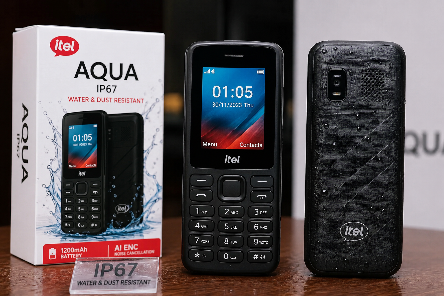 भारत में लॉन्च हुआ itel Aqua फीचर फोन सिर्फ 1799 रुपये में IP67 रेटिंग के साथ