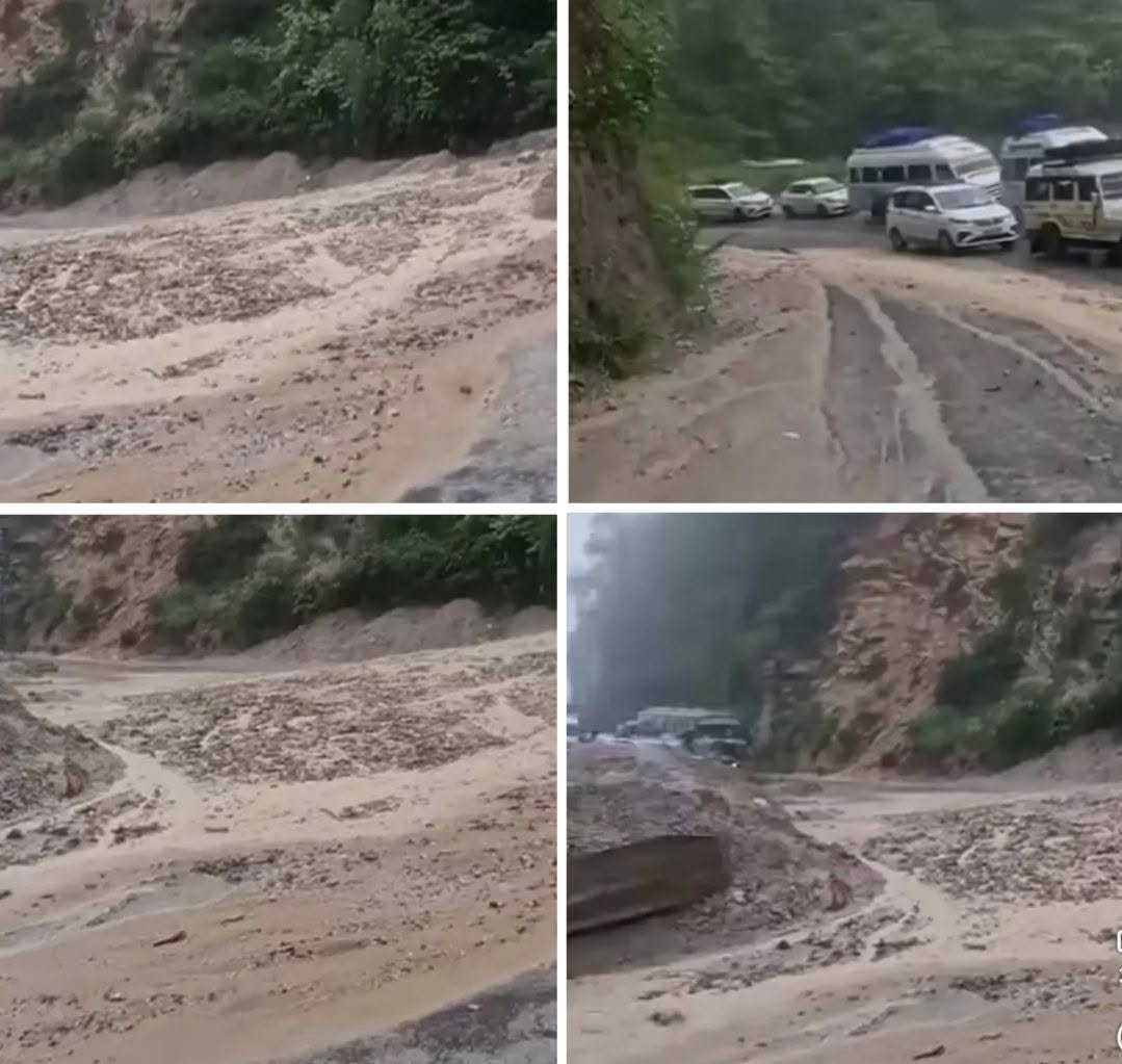 बद्रीनाथ हाईवे पर बारिश का कहर: सिरोबगड़ और पिपलकोटी में भूस्खलन से मार्ग बंद, हरिद्वार में उफान पर गंगा