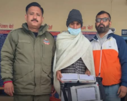 बद्रीनाथ धाम से भगवान नारायण का स्वर्ण मुकुट चोरी करने वाला आरोपी गिरफ्तार, ₹5 लाख का मुकुट और नकदी बरामद