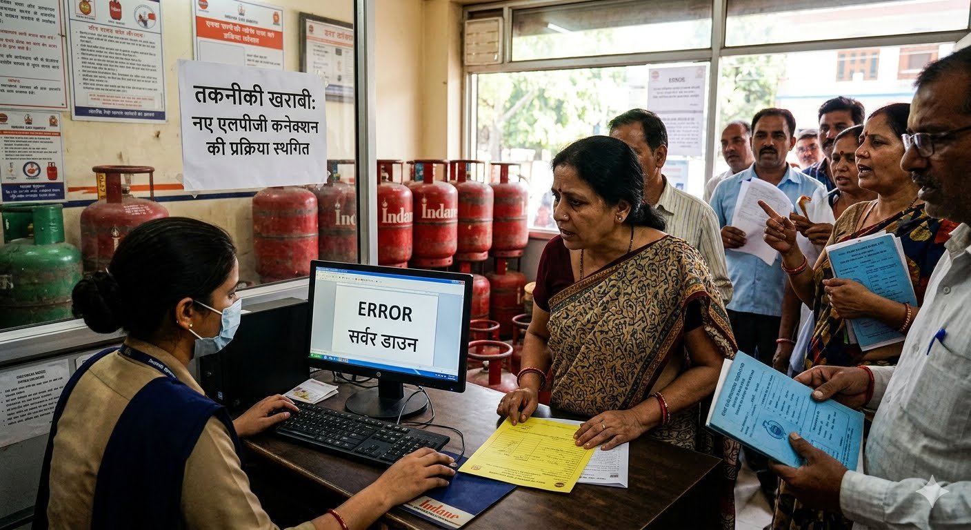 देहरादून में सर्वर डाउन होने से नए LPG कनेक्शन ठप, 1,670 से अधिक आवेदन अटके, उपभोक्ता परेशान