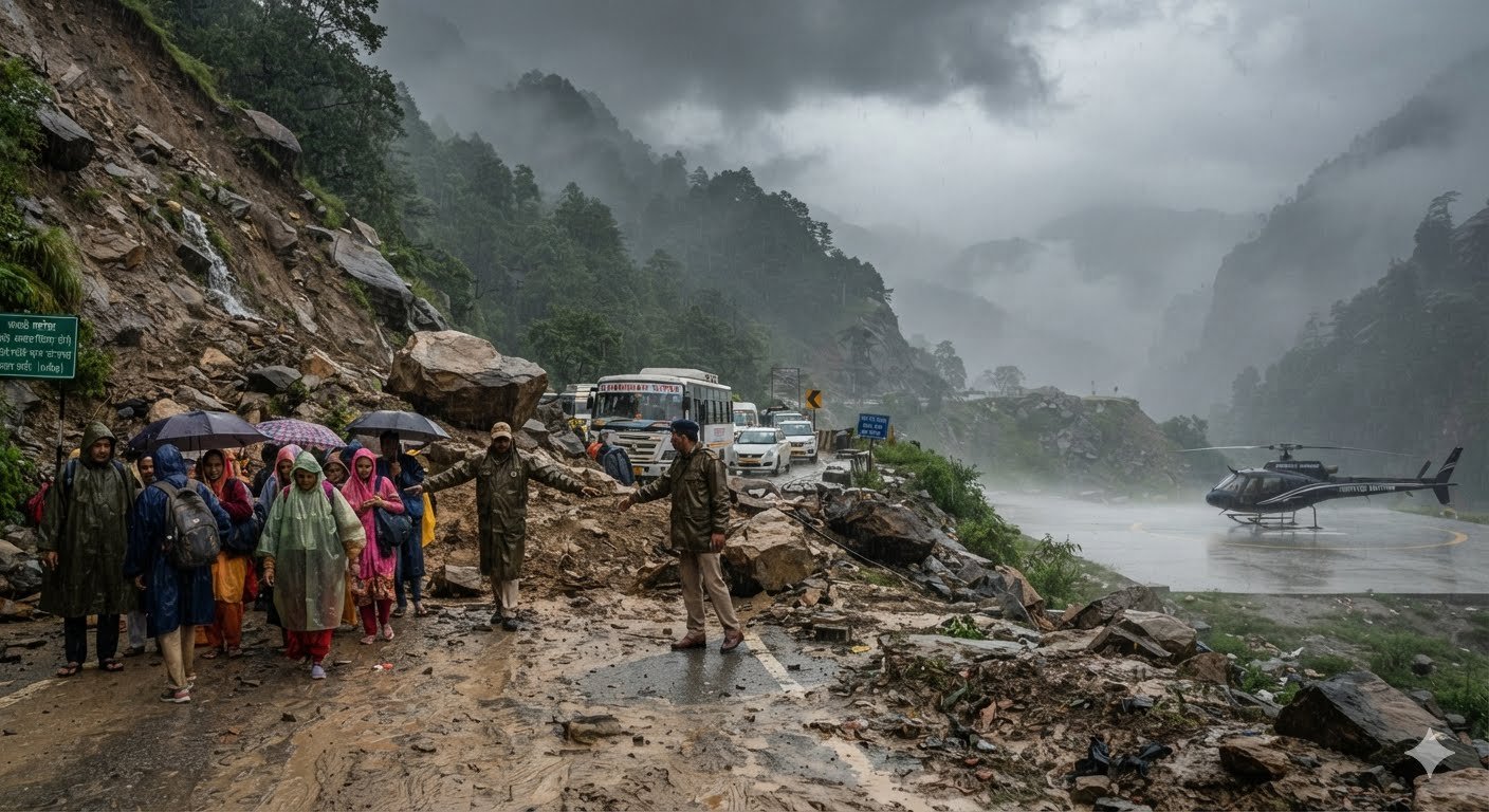 चारधाम यात्रा पर भारी बारिश का साया, 18 से 20 अगस्त तक अलर्ट; भूस्खलन और खराब मौसम के बीच यात्रियों को सतर्क रहने की सलाह