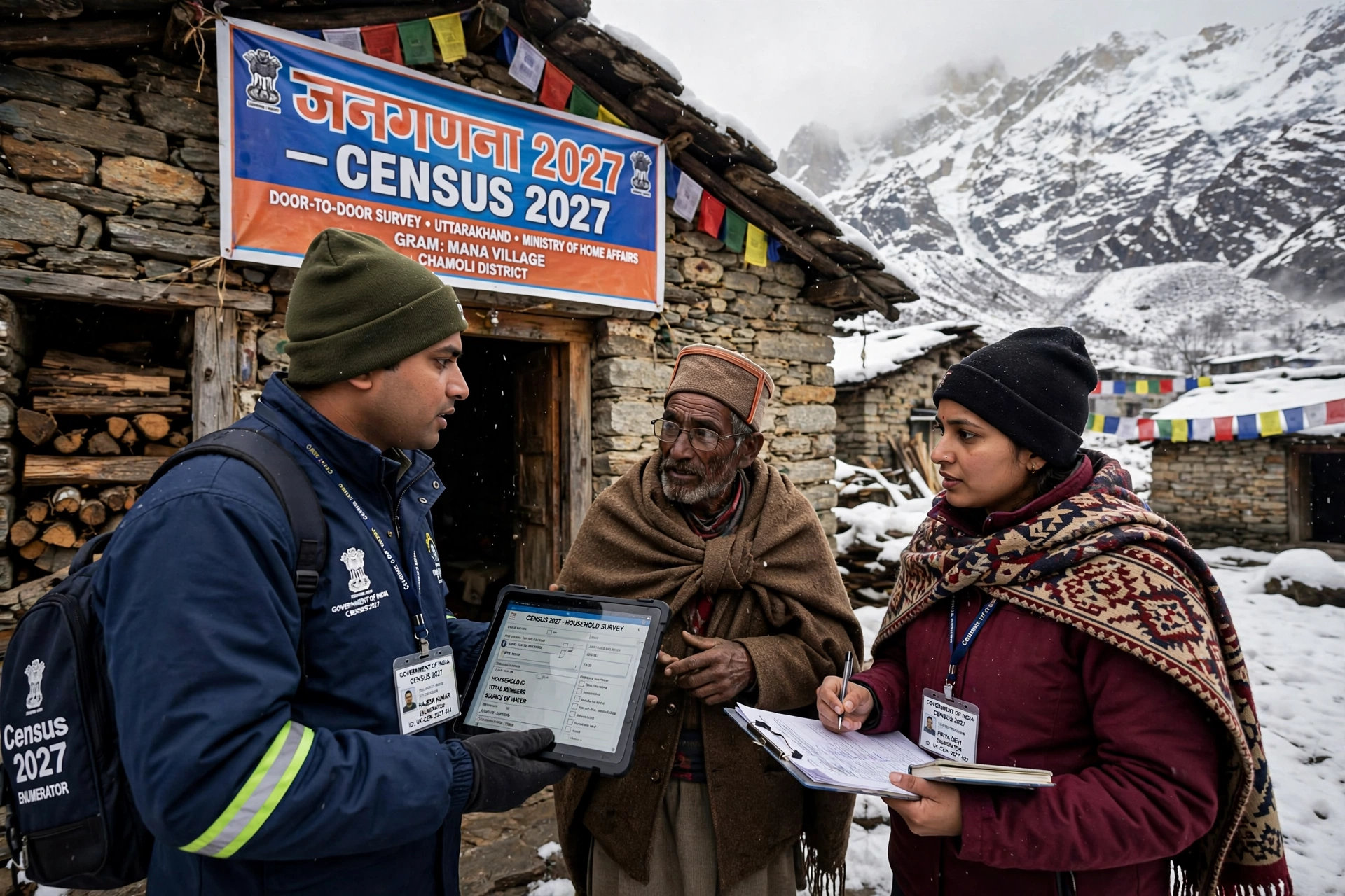 Uttarakhand के दुर्गम Himalaya में Census 2027 का आगाज, 131 गांव