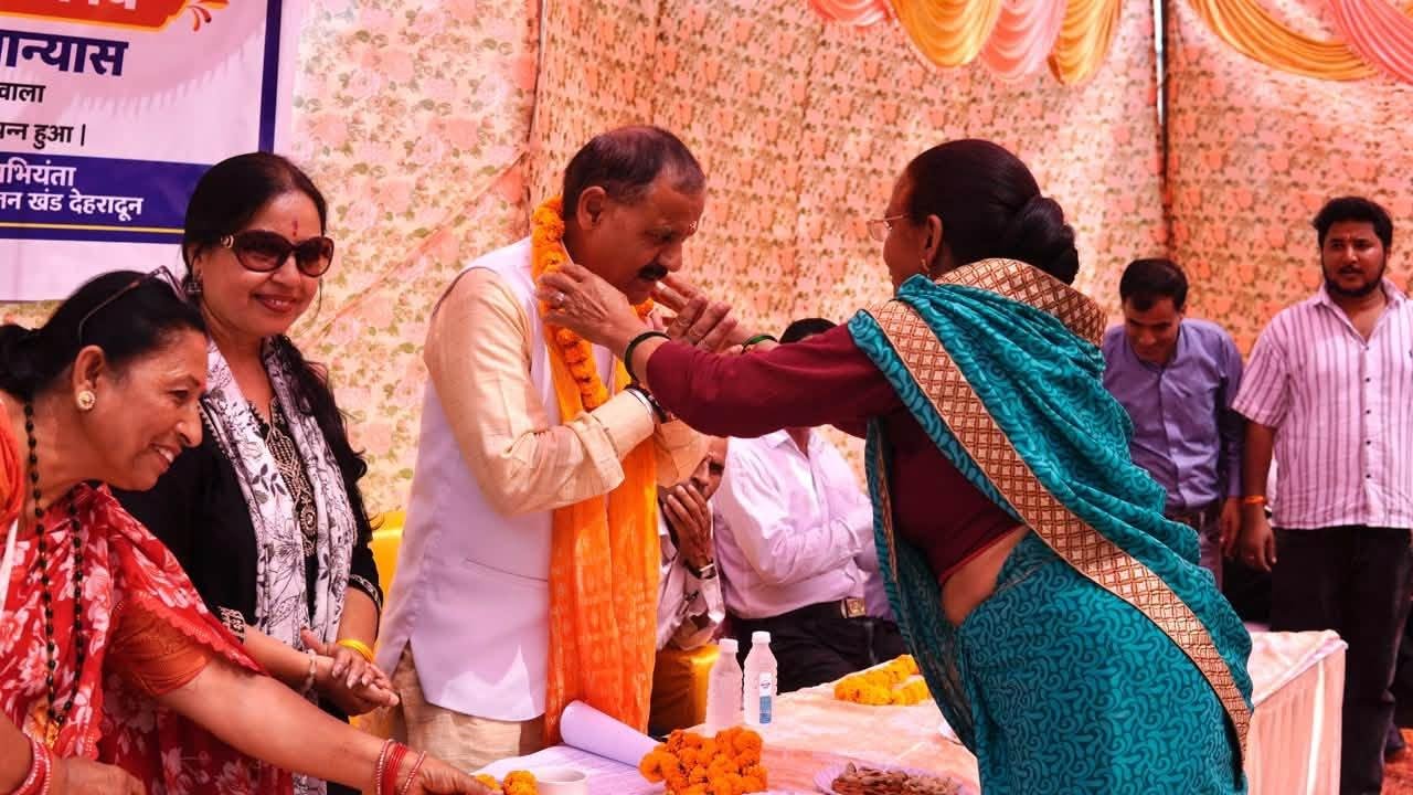डोईवाला में बद्रीपुर नाले पर 4.60 करोड़ की सुरक्षा दीवार का शिलान्यास