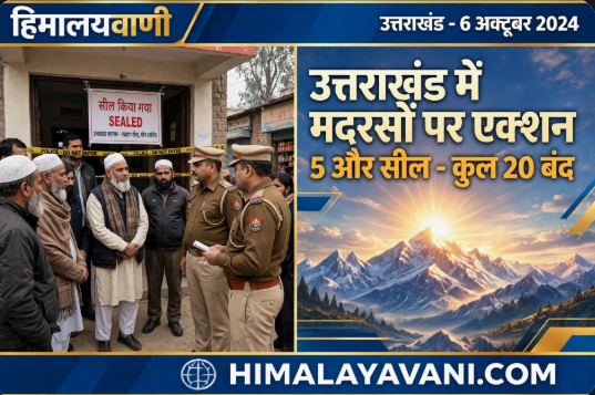 Uttarakhand में Madrasa पर Action, 5 Sealed Total 20 Closed