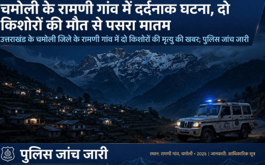 चमोली के रामणी गांव में छात्र-छात्रा की मौत से सनसनी, संदिग्ध परिस्थितियों में मिले शव