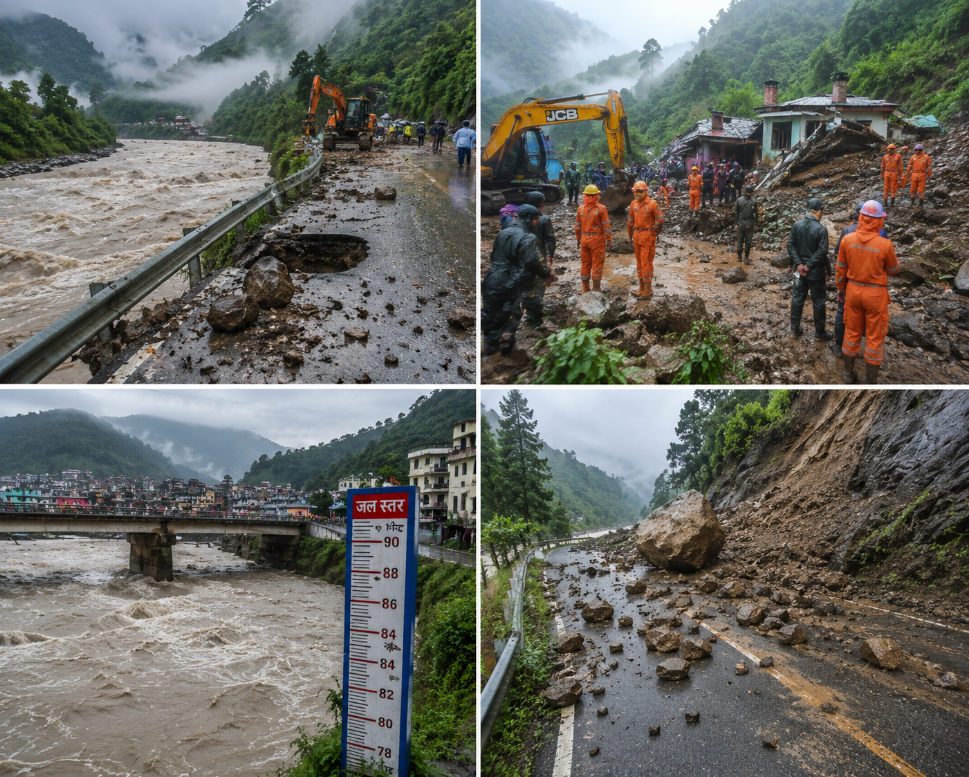 उत्तराखंड में Monsoon का कहर, 12 की मौत, 172 रास्ते बंद